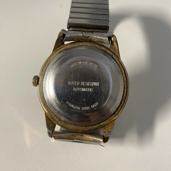 Timex Automatic Watch Water Resistant Bezel Stainless Steel Working cond…